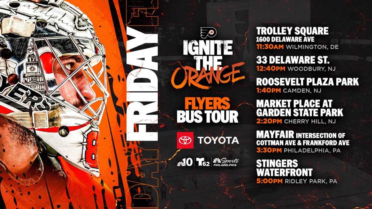 Flyers bus tour to make more stops in region – NBC10 Philadelphia