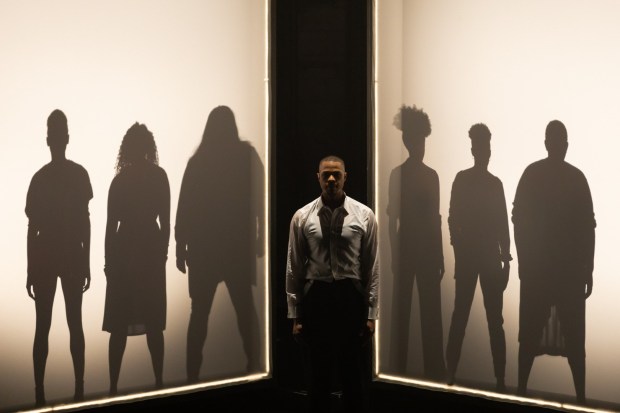 Davóne Tines created and stars in the Opera Philadelphia premiere of "The Black Clown," which runs May 14-17. (COURTESY OF MAGGIE HALL)