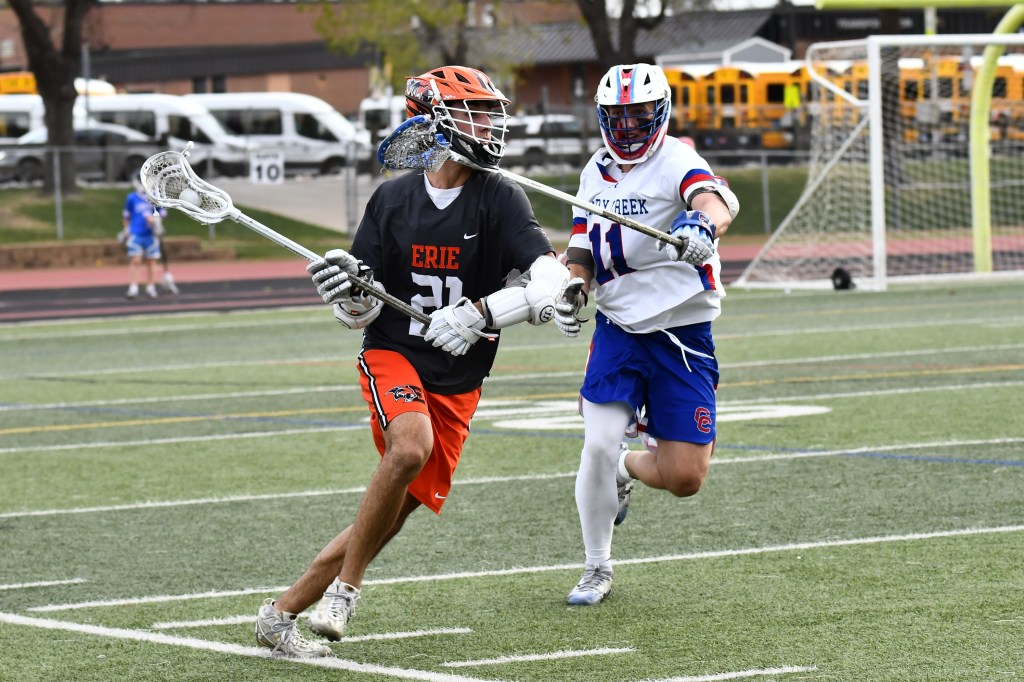 Erie boys lacrosse lost to Cherry Creek in the Class 5A state playoffs.