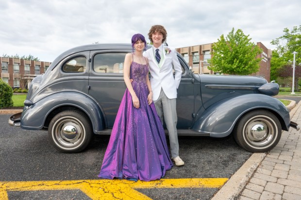 Allentown Central Catholic High School held its prom Saturday, May 9, 2026 at DeSales University in Center Valley. Students and their guests arrive to the big night.(Jonathan Broady/Special to The Morning Call)