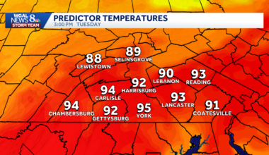 South-central Pa. to hit first 90-degree days of the year