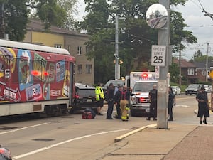 Multiple people injured after trolley, vehicle crash in Pittsburgh