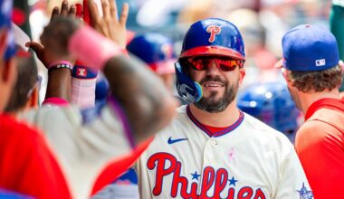 Philadelphia Phillies slugger Kyle Schwarber is already on track to challenge Barry Bonds, Mark McGwire