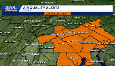 CODE ORANGE: Air quality alert issued for parts of south-central Pa.