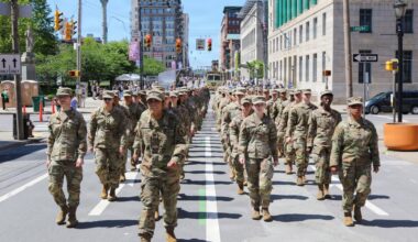 Soldiers support Scranton Armed Forces Day Parade