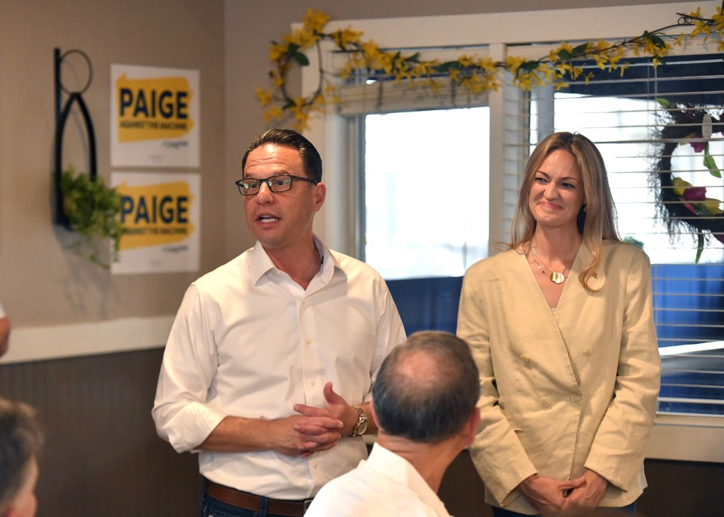 Shapiro, Cognetti campaign in Wyoming