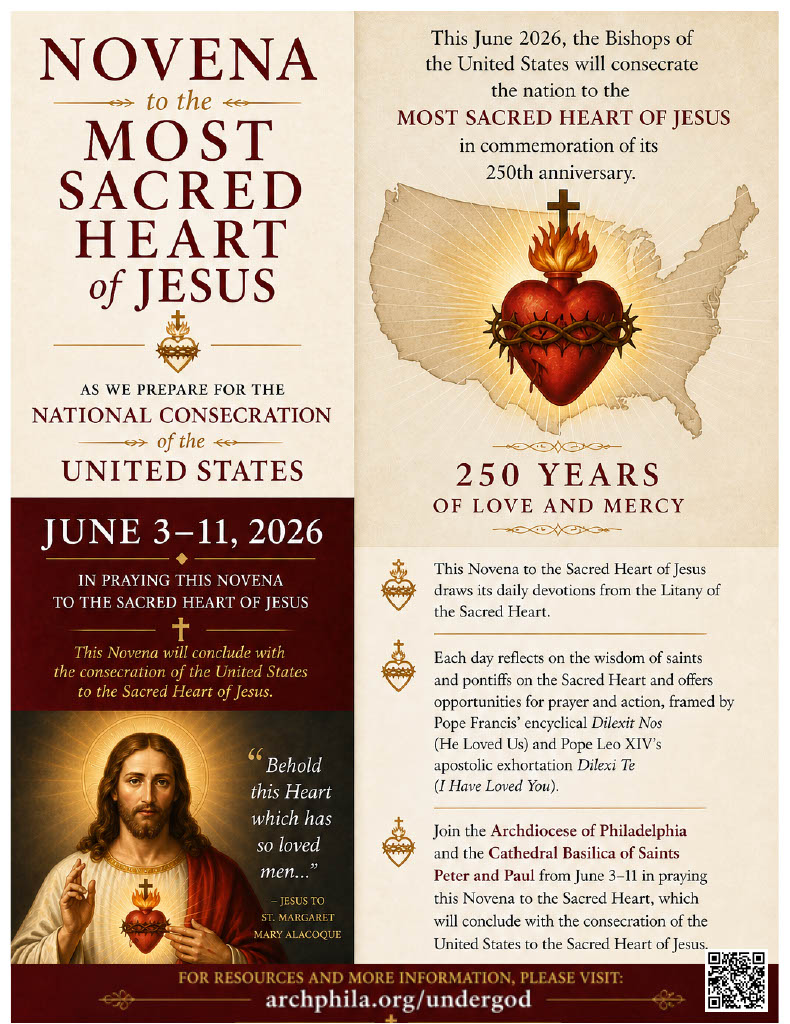 Cathedral to Host Novena Ahead of National Consecration to Sacred Heart of Jesus