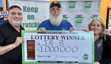 U.S. Navy veteran strikes it rich with Pennsylvania Lottery scratch-off