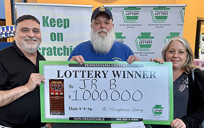 U.S. Navy veteran strikes it rich with Pennsylvania Lottery scratch-off