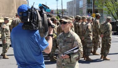 Soldiers support Scranton Armed Forces Day Parade