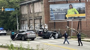1 taken to hospital after rollover crash in Pittsburgh