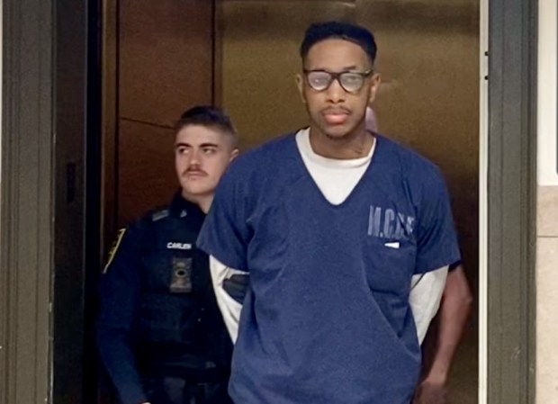 Jalen Douglas-Smith arrives for his sentencing hearing in Montgomery County Court on May 22, 2026. (Photo by Carl Hessler Jr. - MediaNews Group)