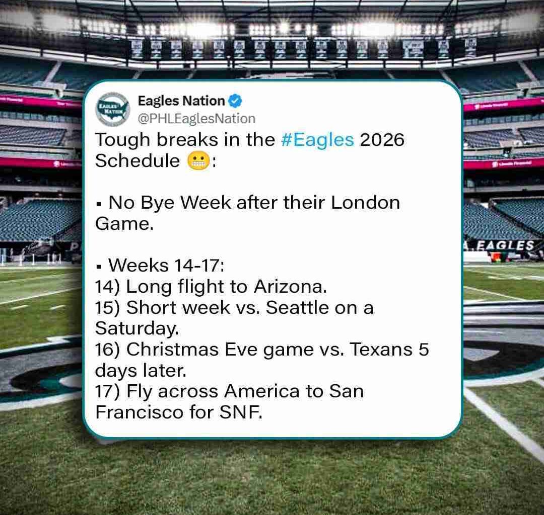 An Incredible Slate of Eagles Games—Including Across the Sea