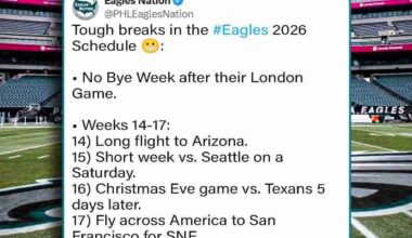 An Incredible Slate of Eagles Games—Including Across the Sea