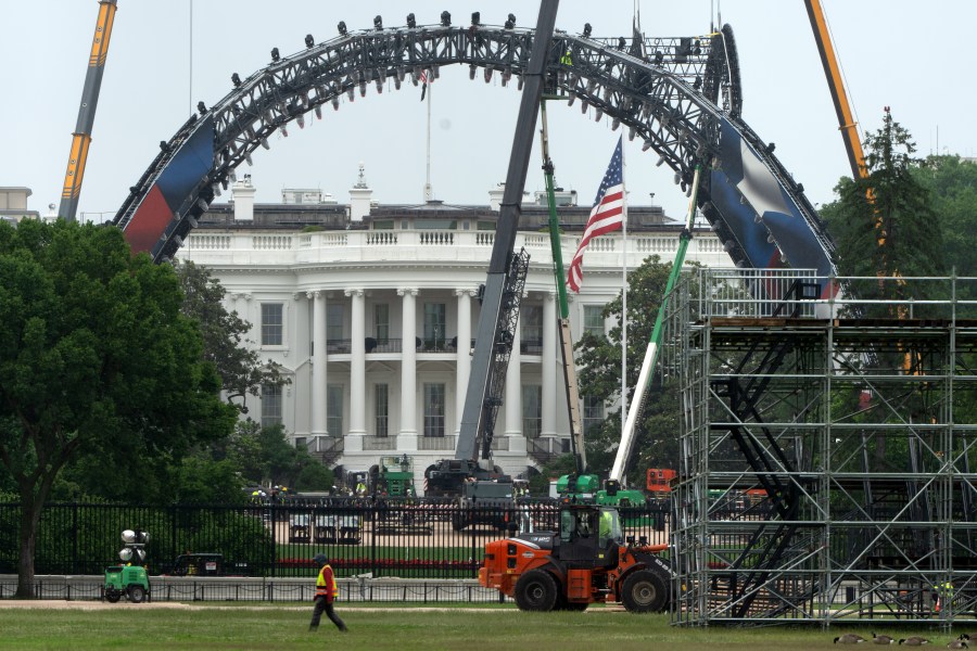 UFC staging built by Pennsylvania company goes up at White House