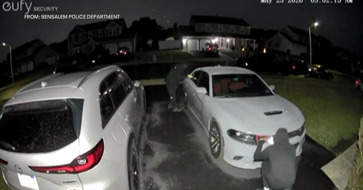 Bensalem car thieves caught on camera