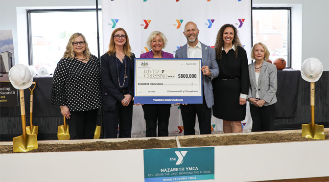 RIVER CROSSING YMCA BREAKS GROUND ON $9M BRANCH RENOVATION IN NAZARETH