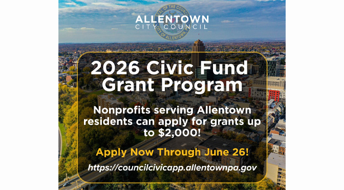 Allentown City Council Launches Nonprofit Grant Program
