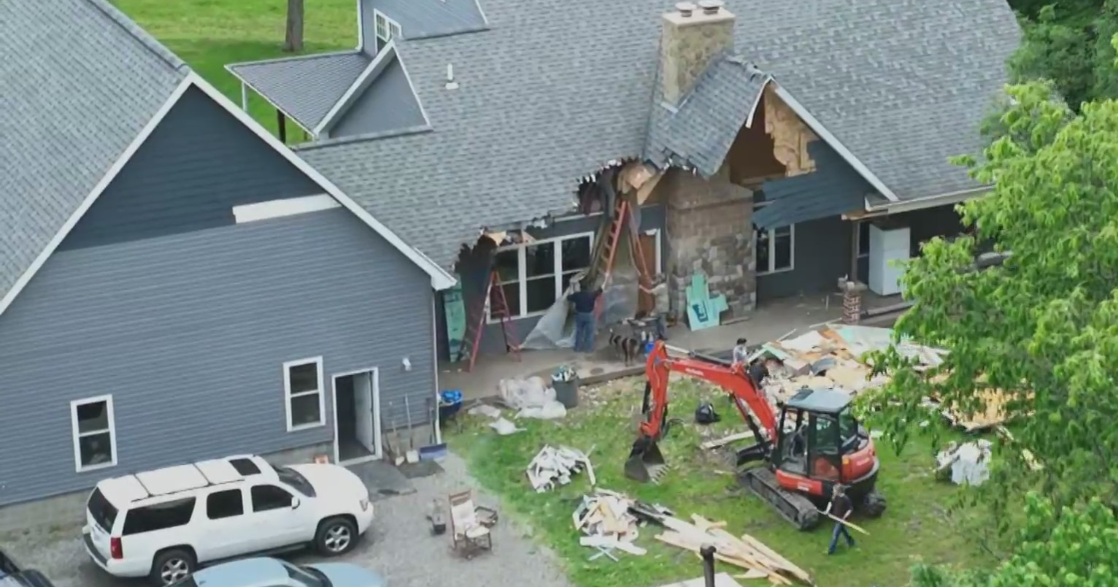 Pittsburgh-area man accused of tearing down home with excavator after wife says marriage is over