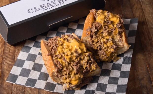 Cleavers is trying to make the famous Philly cheesesteak with a twist. Their full menu is available in Newtown Square. (Photo courtesy of Cleavers)