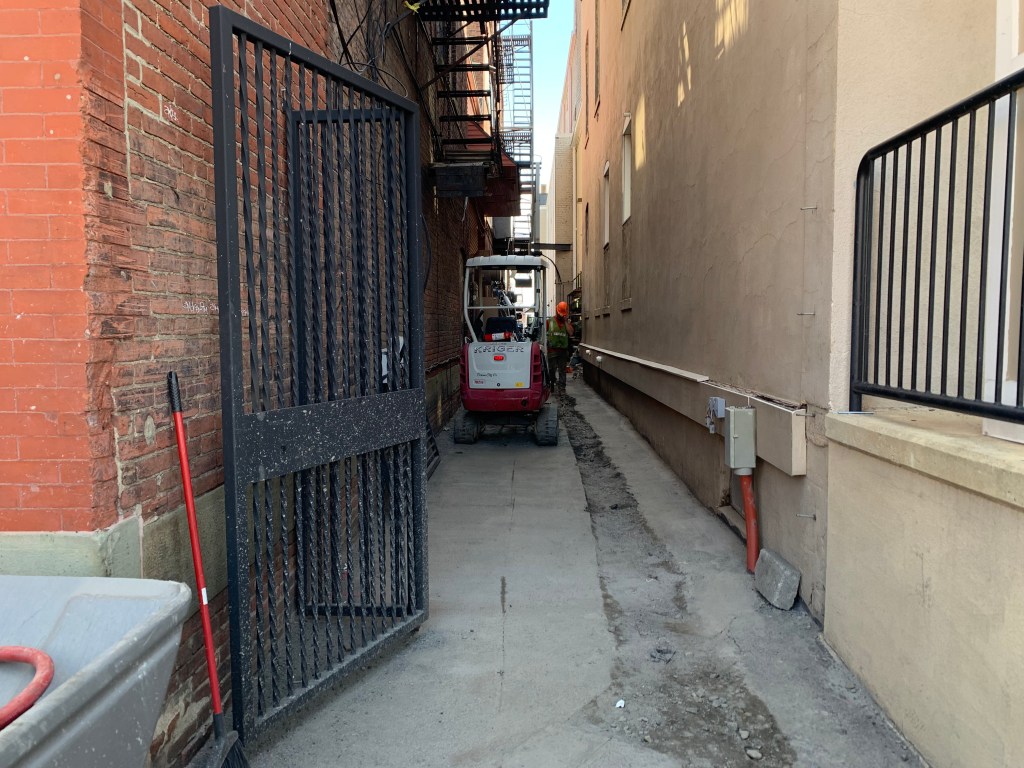 Scranton closes narrow Howley Court passageway between downtown buildings