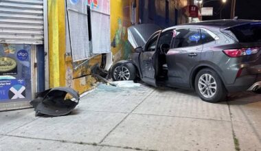 Car crashes into Southwest Philadelphia convenience store
