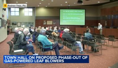 Main Line community considers ban on gas-powered leaf blowers