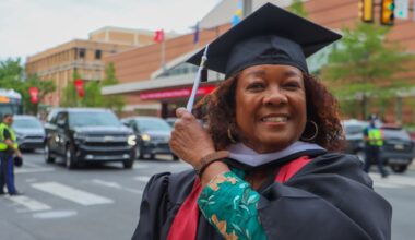 Temple University's oldest 2026 graduate turns her tassel at the 139th Commencement Ceremony
