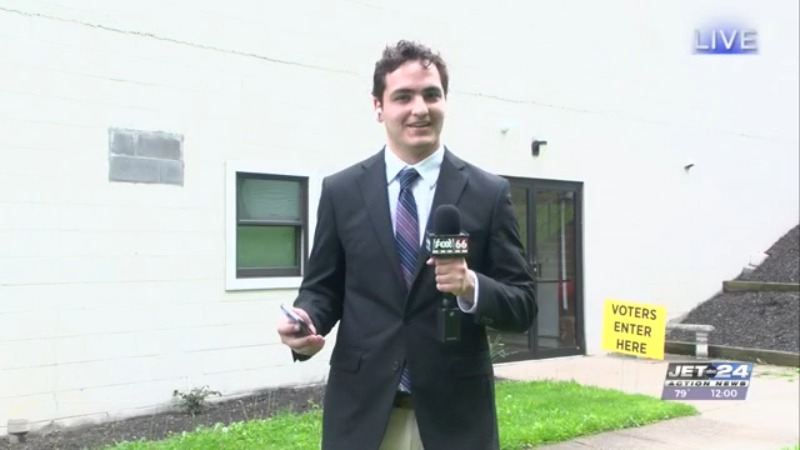 WATCH: Jozef Korzeniewski live as voting begins in Erie County