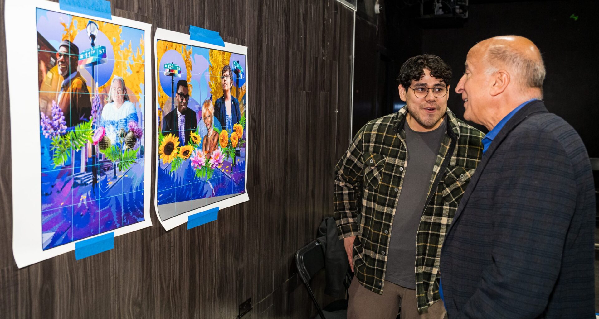Five queer Philadelphians are getting their due with a lush, floral mural