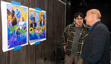 Five queer Philadelphians are getting their due with a lush, floral mural