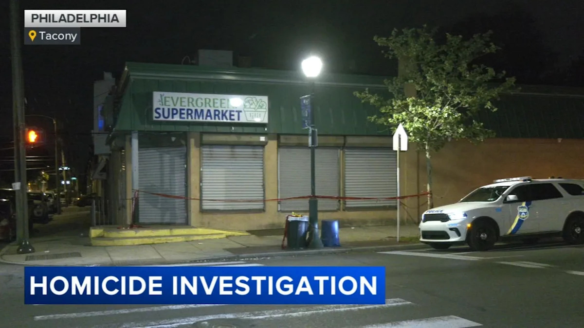 Homicide investigation ongoing for shooting in Philadelphia's Tacony section