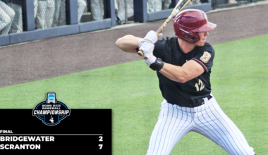 Bridgeater Comes Up Short Against Scranton in NCAA Opener