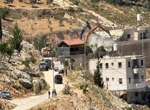 Israeli forces demolish Palestinian villa in Bethlehem