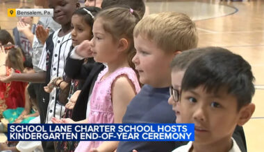 Bensalem school hosts end-of-year ceremony for kindergarten students