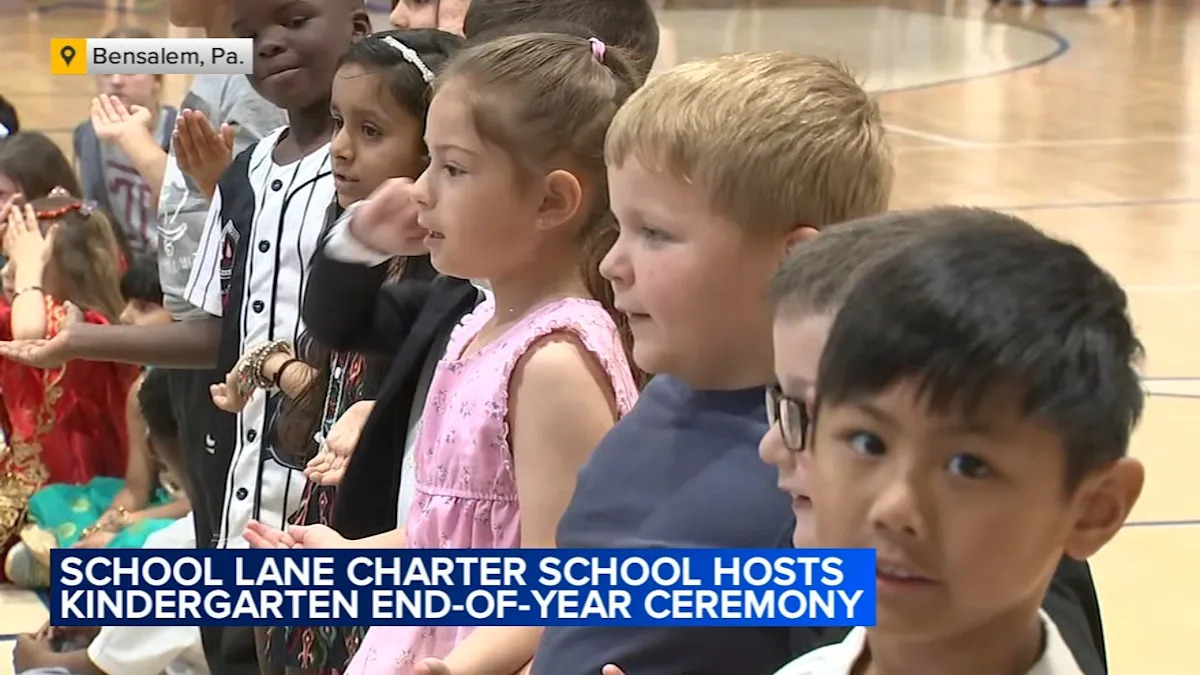 Bensalem school hosts end-of-year ceremony for kindergarten students