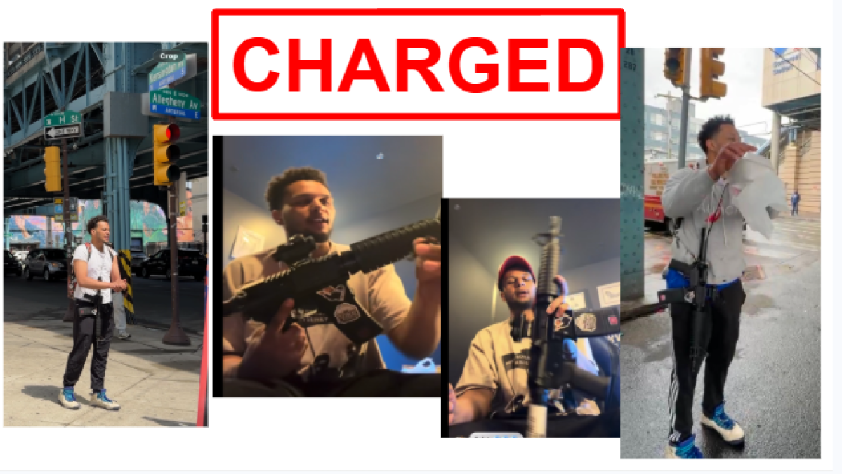 Man who walked openly with guns in Kensington charged: DA – NBC10 Philadelphia
