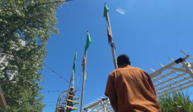 16 new flags will fly over Philly's Spruce Street Harbor Park, telling local stories of immigration, identity
