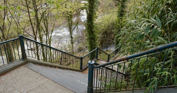 Gray paint on wall of Wissahickon's 100 Steps will be removed after backlash against city