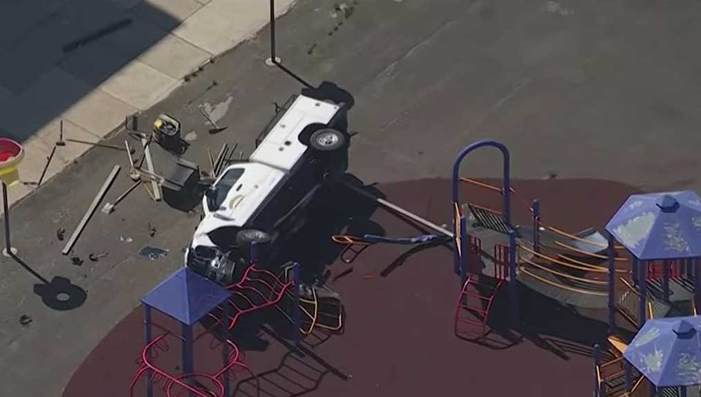 Crossing guard testimony | Stolen truck crashes into Philadelphia school playground