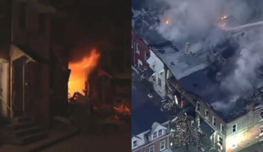 Fountain Street house explosion: Allentown, Pennsylvania explosion sends 10 homes up in flames