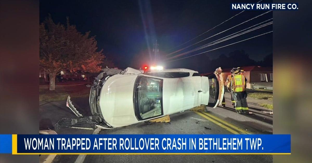 Rollover crash in Bethlehem Twp. traps woman in SUV on Saturday morning | Bethlehem Area