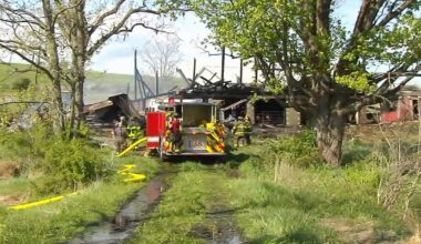 Crews battle Berks County barn fire | Northern Berks County