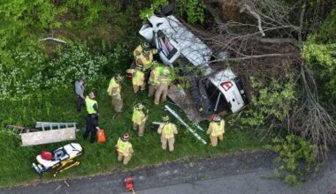 Route 33 rollover sends one to hospital in Northampton County | Slate Belt Area