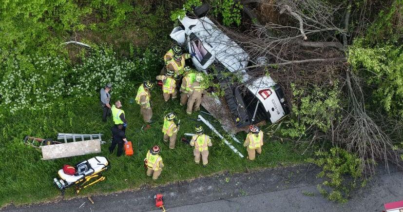 Route 33 rollover sends one to hospital in Northampton County | Slate Belt Area