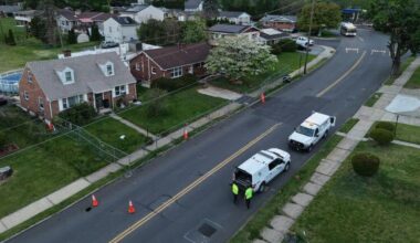 Officials investigate street opening in Allentown on the same street where a January sinkhole displaced families | Allentown Area