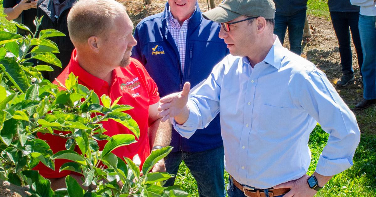 Shapiro calls for state and federal aid for farmers after frost reduces fruit crops across Pa. | Politics