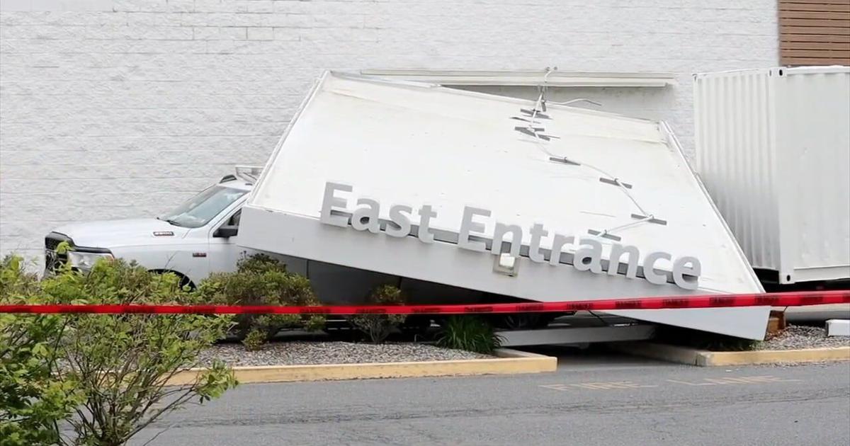 Truck trailer causes canopy to fall in Northampton County | Slate Belt Area