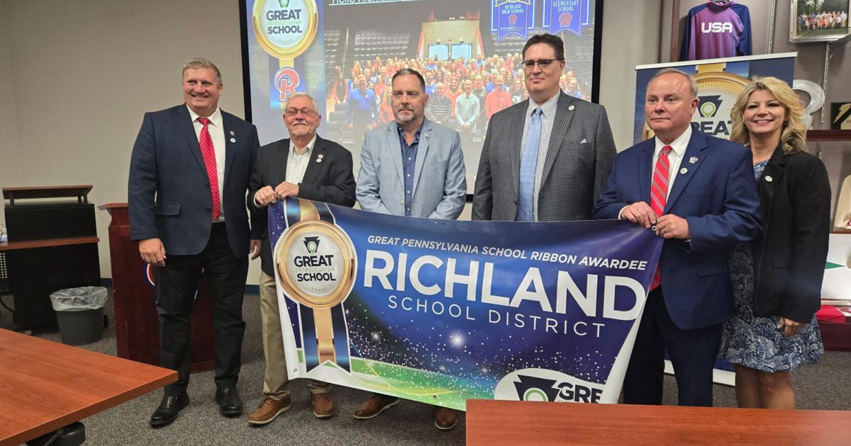'Humbled by it': PSBA named Richland School District a Great Pennsylvania School | News