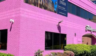 Ferry Street building in Easton painted pink, ahead of its demolition to make way for 7-story mixed-use building | Easton Area